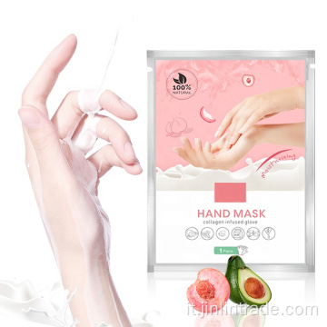 Etichetta privata della Corea Esfoliante maschera di mano idratante